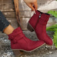 ALDRI™ WOMEN CHUNKY HEELED ANKLE BOOTS