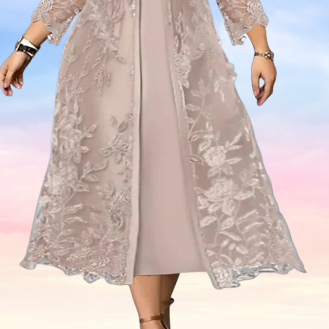 PLUS SIZE GRACEFUL GARDEN DRESS