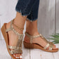 WOMEN'S BOHEMIA SPARKLING GLITTER WEDGE SANDALS