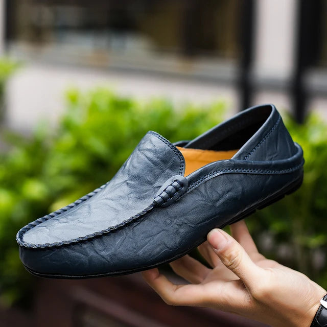 CHRISTOPH™ GENUINE LEATHER COMFY SLIP-ON LOAFERS