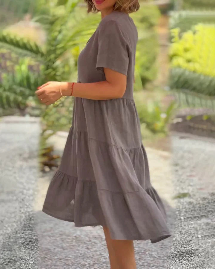 VIRELLA™ COTTON LINEN DRESS