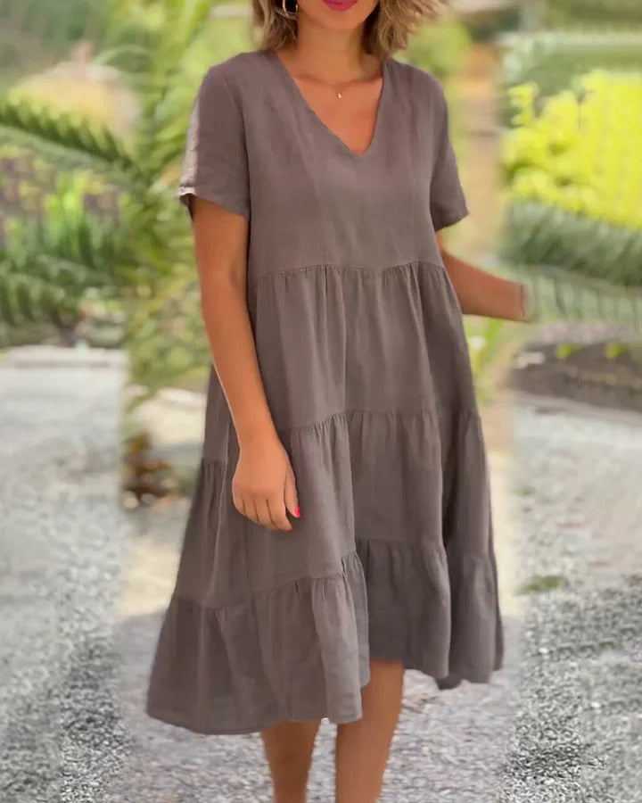 VIRELLA™ COTTON LINEN DRESS