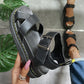 BILLIE™ ROMAN BUCKLE PLATFORM ORTHOPEDIC SANDALS