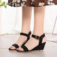 AUDREY™ CLASSIC BOHEMIAN WEDGE BUCKLE SANDALS