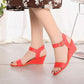 AUDREY™ CLASSIC BOHEMIAN WEDGE BUCKLE SANDALS