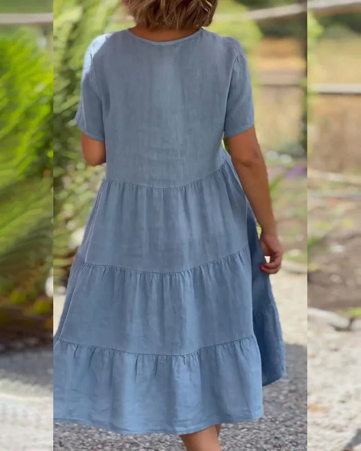 VIRELLA™ COTTON LINEN DRESS