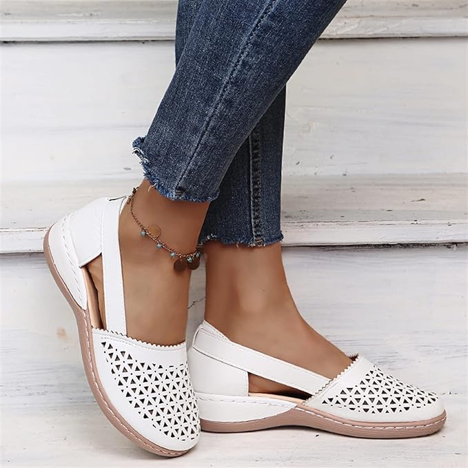 WOMEN WEDGE ORTHOPEDIC HOLLOW OUT VINTAGE SANDALS