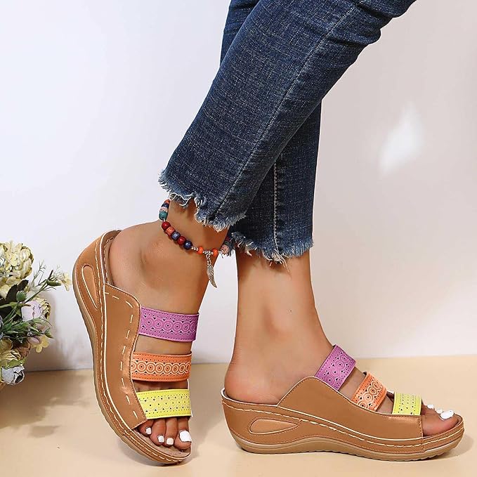 WOMEN'S CASUAL WEDGE PLATFORM SANDALS