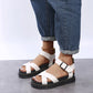 BILLIE™ ROMAN BUCKLE PLATFORM ORTHOPEDIC SANDALS