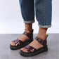 BILLIE™ ROMAN BUCKLE PLATFORM ORTHOPEDIC SANDALS