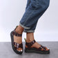 BILLIE™ ROMAN BUCKLE PLATFORM ORTHOPEDIC SANDALS