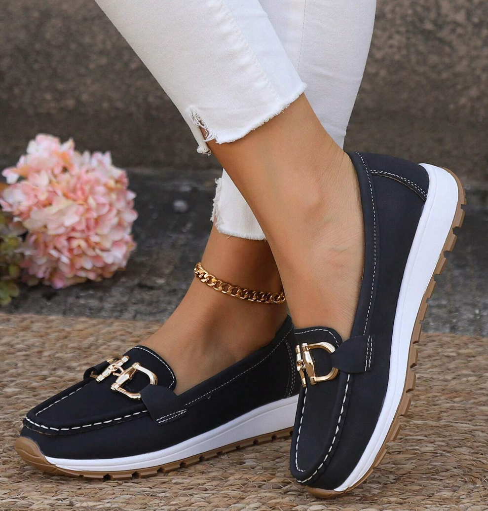 BERTHA™ WOMEN PU LEATHER ORTHOPEDIC LOAFERS