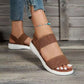 ELARA™ COMFORTABLE ANKLE STRAP PLATFORM SANDALS