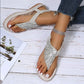 WOMEN'S CASUAL ORTHOPEDIC ROMAN CRYSTAL SANDALS