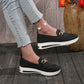 ANNABEL™ WOVEN BREATHABLE ORTHOPEDIC WEDGE SNEAKERS