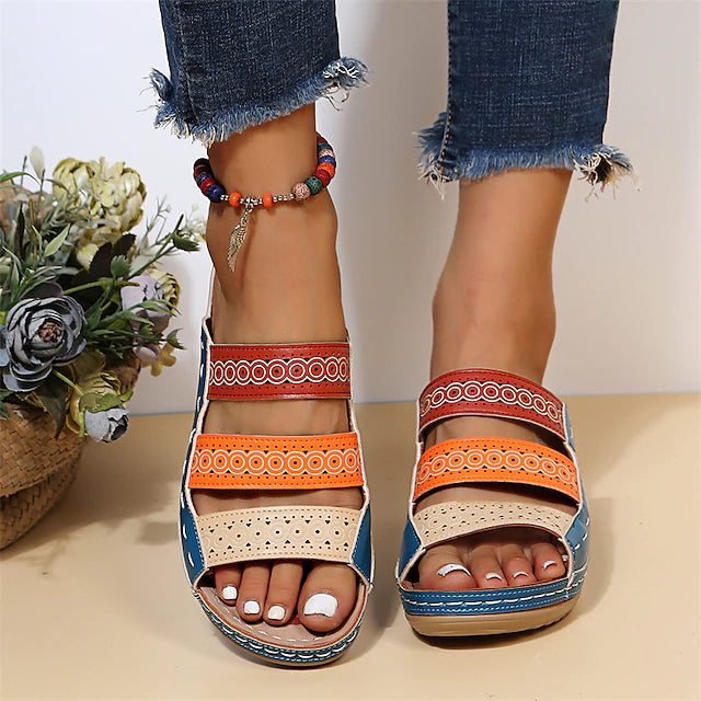 WOMEN'S CASUAL WEDGE PLATFORM SANDALS