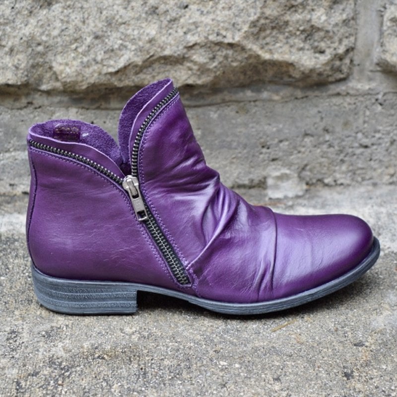 WOMEN ZIPPER WATERPROOF ANKLE SUPPORT BOOTS 2024