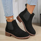 HAYLEY™ - WOMEN'S ORTHOPEDIC SOFT SOLE ROUND TOE PLATFORM ANKLE BOOTS