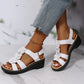 WOMEN'S COMFY FLOWER WEDGE HEEL OPEN-TOE SANDALS