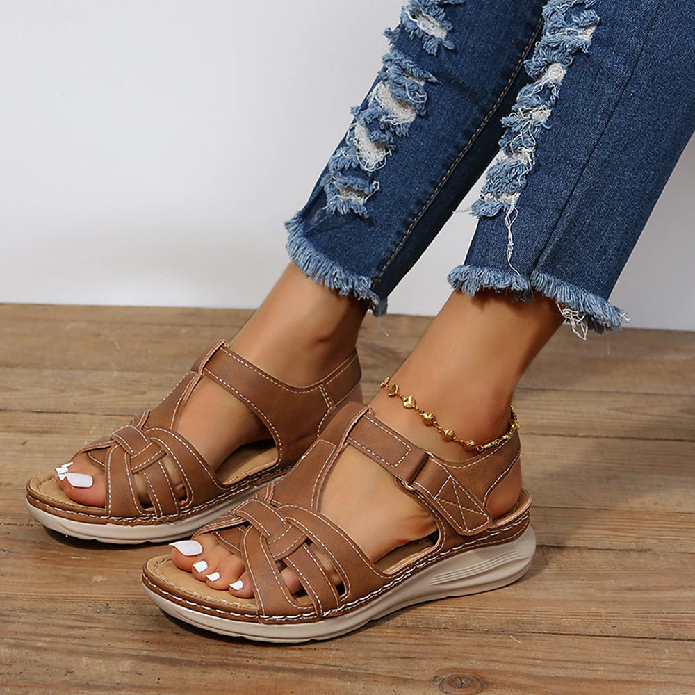 WOMEN'S ROMAN™ ORTHOPEDIC LEATHER SANDALS