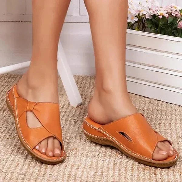 WOMEN CASUAL SUMMER COMFY SLIP ON SANDALS 2023