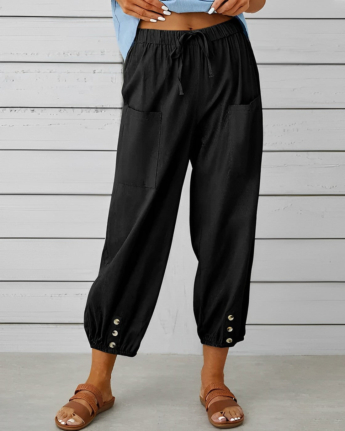 BELLA - WIDE LEGS AND HIGH WAIST TROUSERS