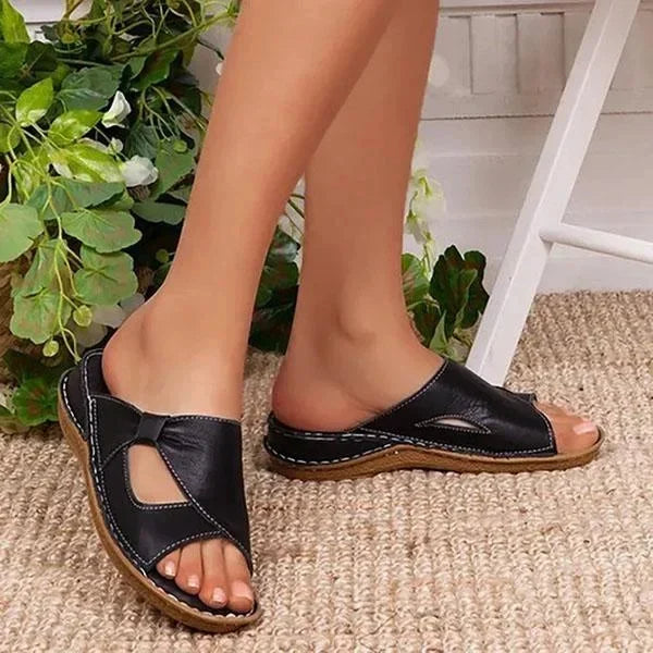 WOMEN CASUAL SUMMER COMFY SLIP ON SANDALS 2023