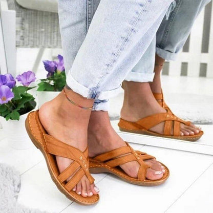 PREMIUM ORTHOPEDIC CROSSED SANDALS